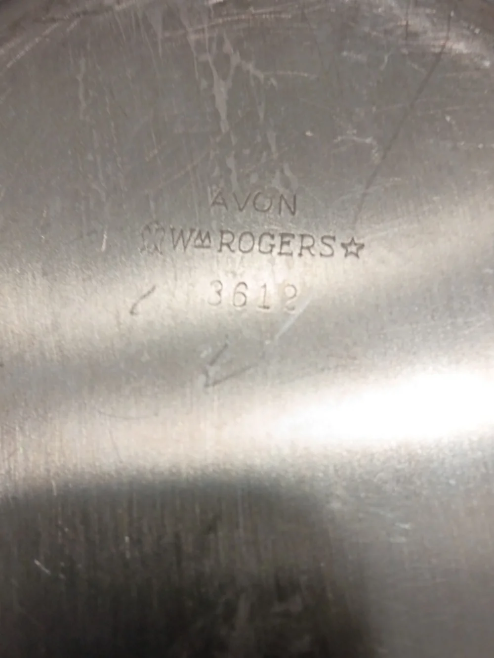Vintage Avon Rogers Silverplate Serving Tray